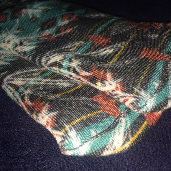 KurB Bud Leaf Aztec Thick Cozy Socks - Picture 3 of 7